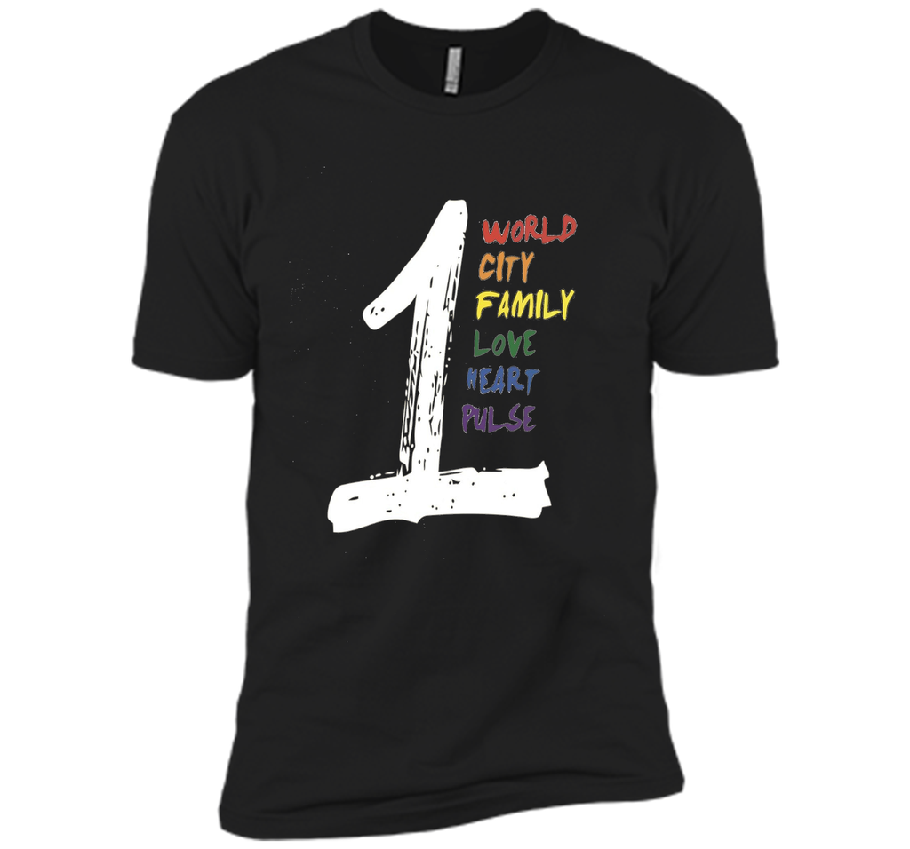 One pulse T-shirt - World City Family Love Heart Pulse