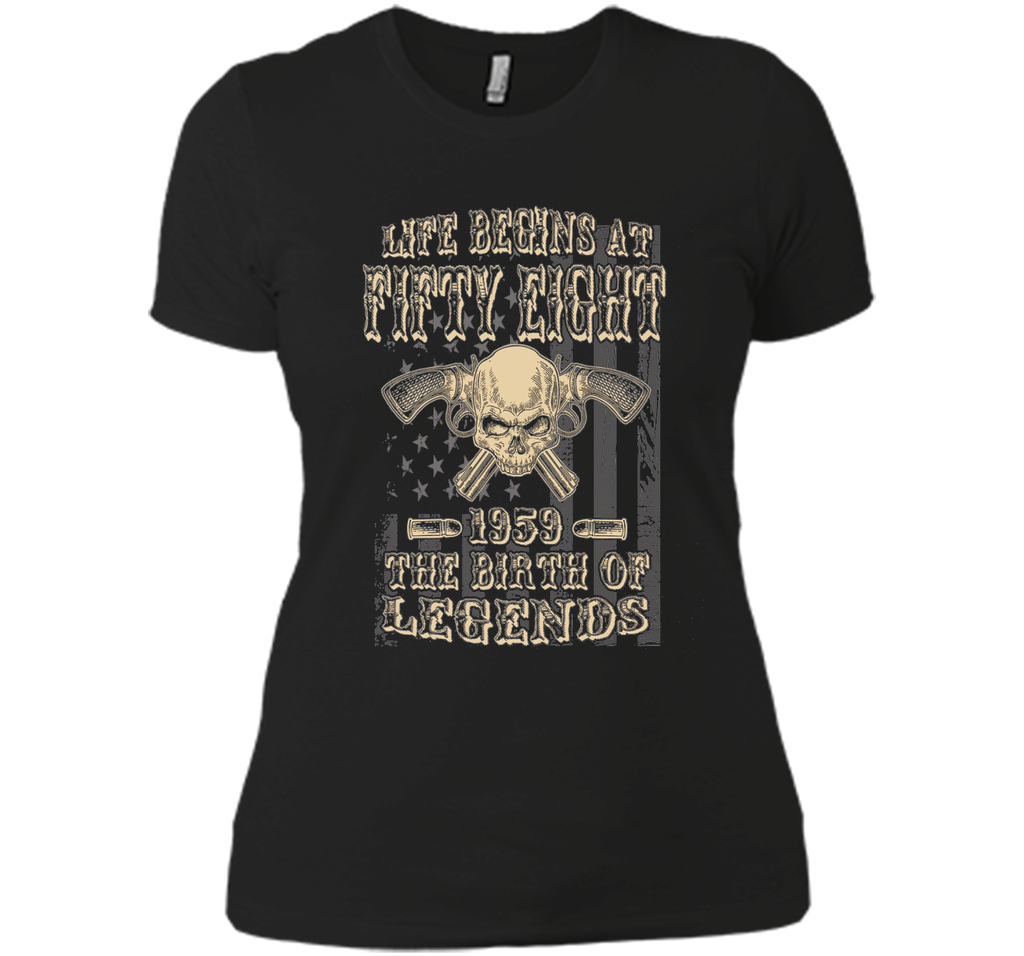 Life Begins At Fifty Eight 1959 The Birth Of Legends t-shirt