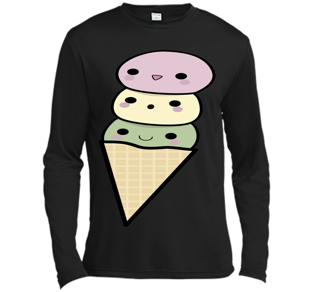 Kawaii Ice Cream Cone T-Shirt T-Shirt