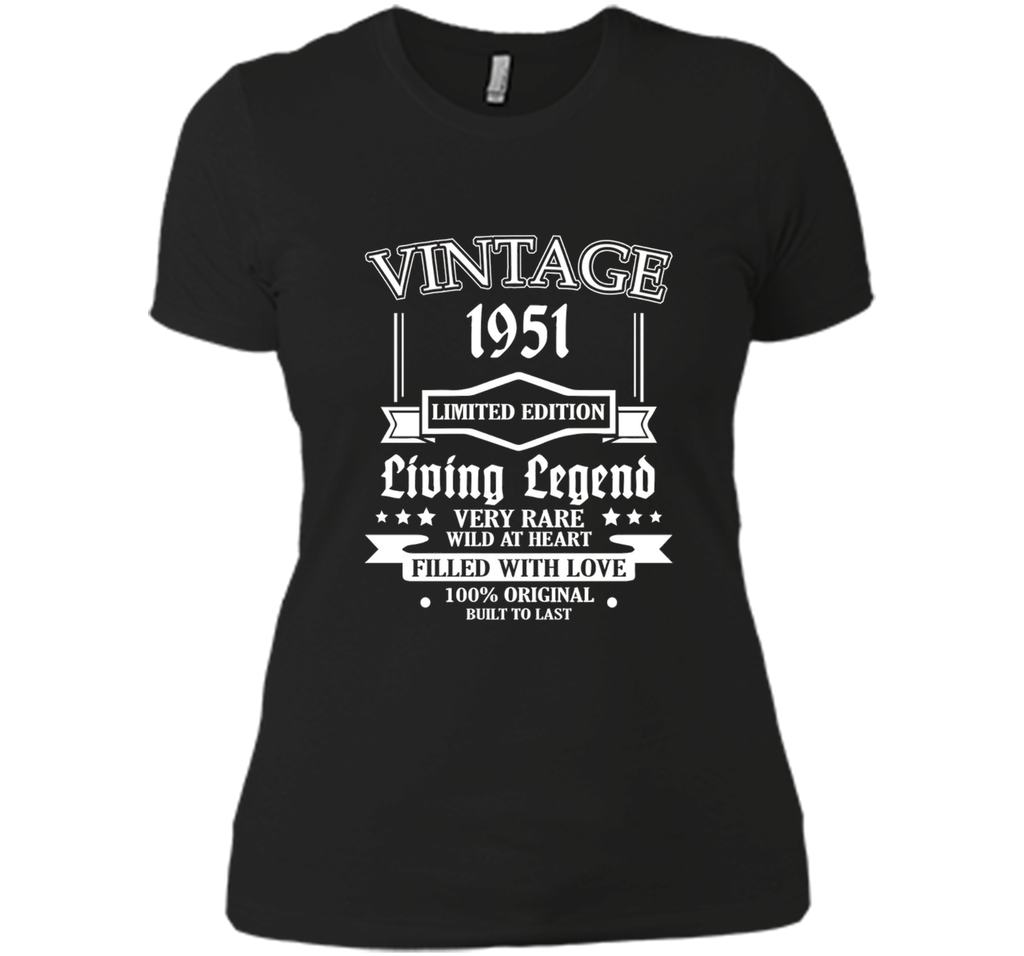 Vintage Tee 1951 65 Years Old 65th Birthday Idea Gift Shirt