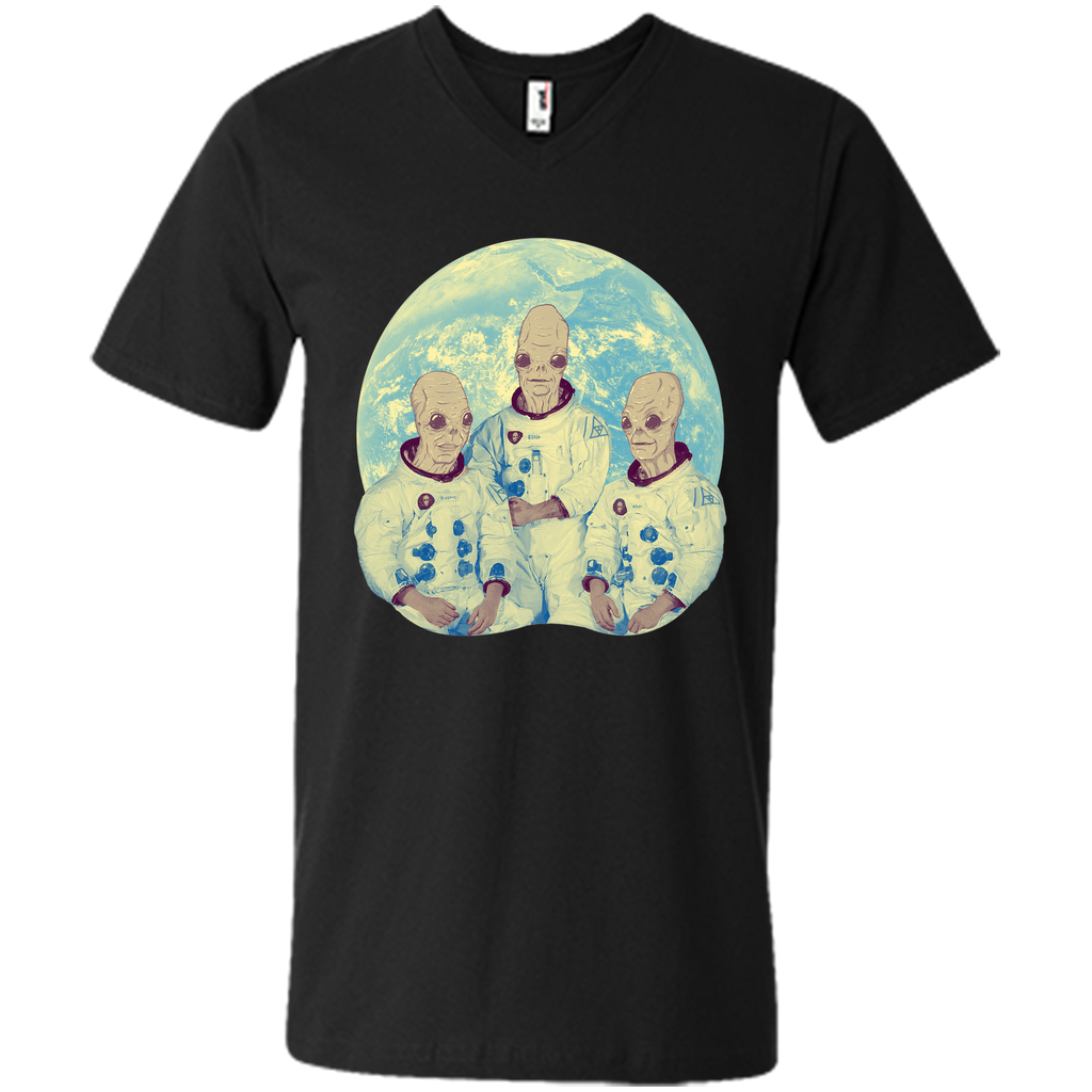Earth Landing-Cartoon graphic T-Shirt