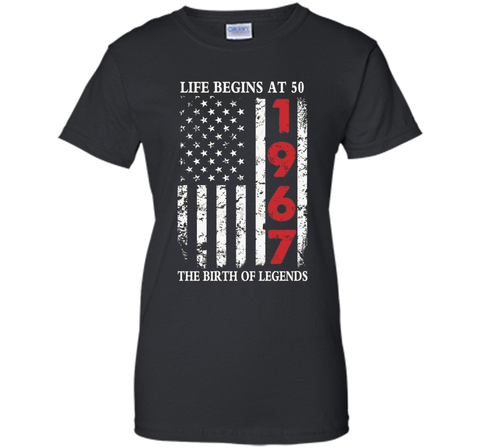 1967 The Birth Of Legends American Flag T-Shirt, 50th Gift cool shirt