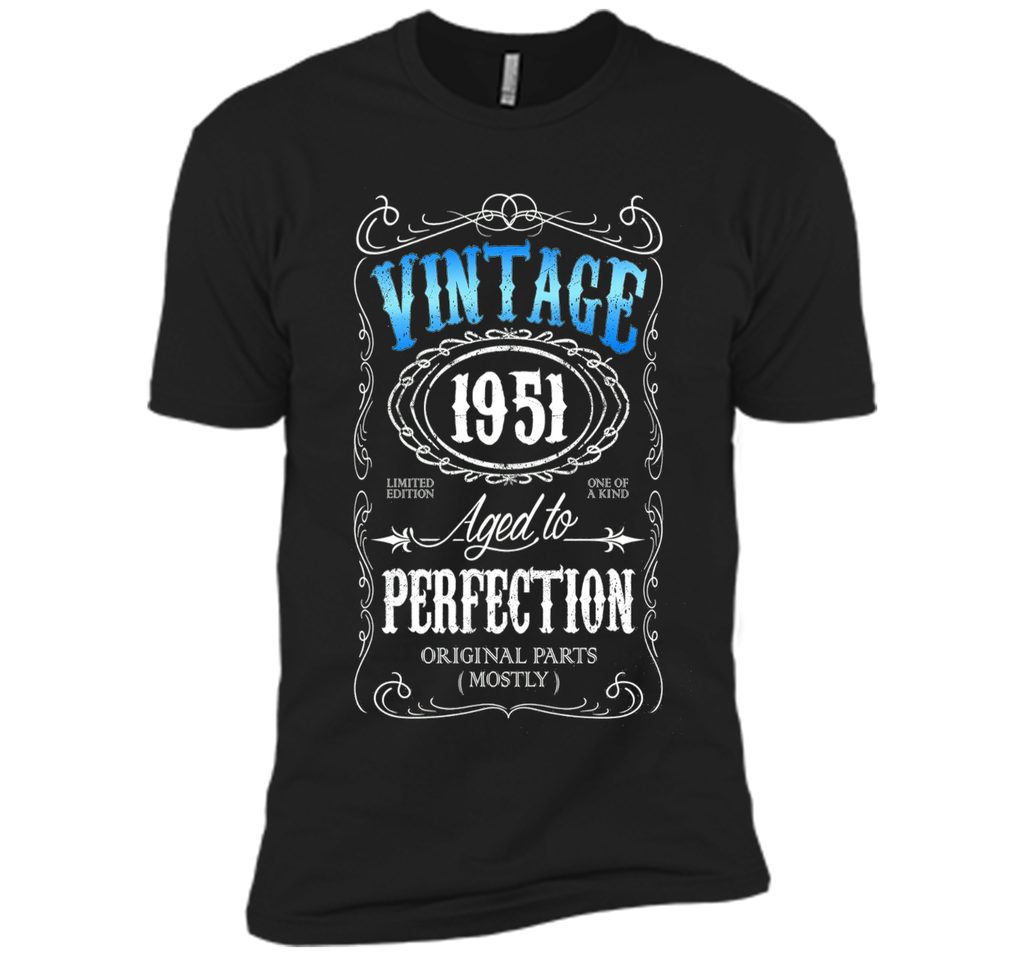 Vintage 1951 aged to perfection 65th birthday gift t shirt