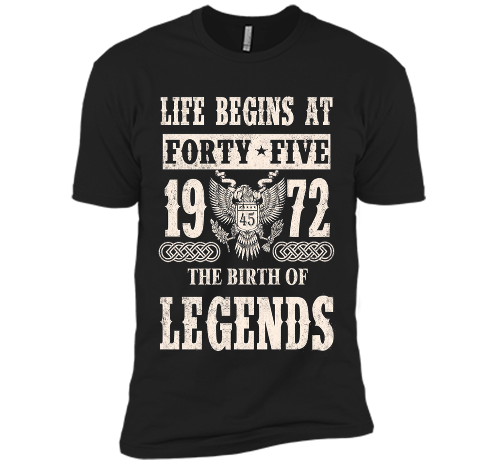 Life Begin At Forty-Five 1972 T Shirt