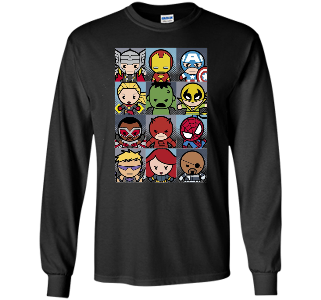Kawaii Heroes Graphic T-Shirt