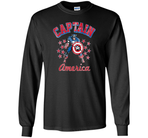 Classic Captain America Stars Graphic T-Shirt