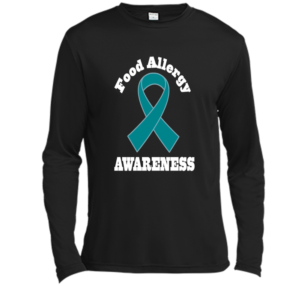 Food Allergy Awareness Teal Ribbon T-shirt