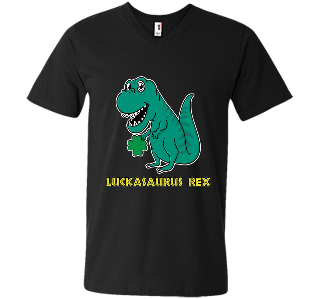 Luckasaurus Rex Dinosaur St.Patricks Day Shirt Kids ALL AGES