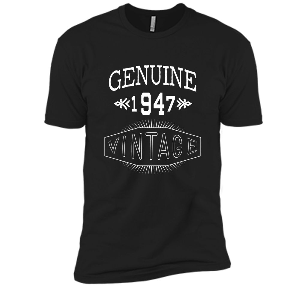 Genuine 1947 Vintage Birthday Gifts T-shirt For Men Women