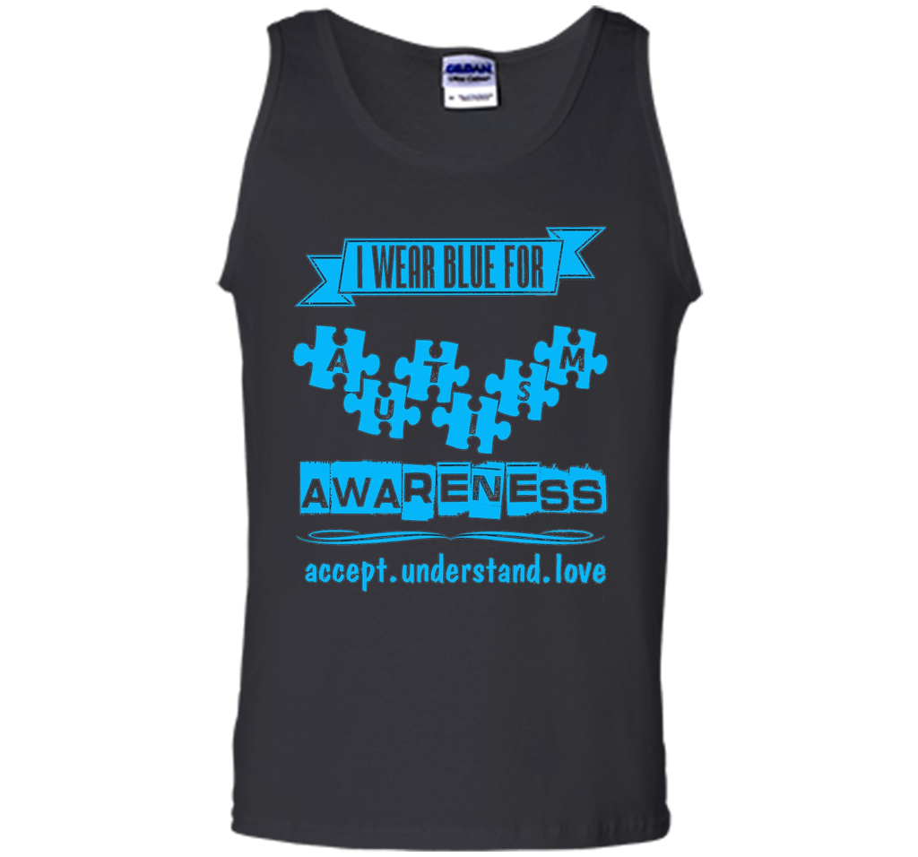 I Wear Blue For Autism Awareness Shirt - Light It Up Blue