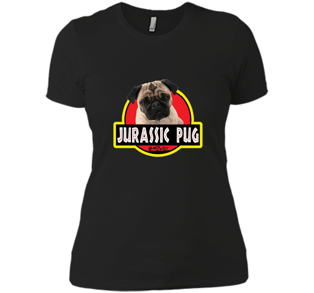 Jurassic Pug Funny Dog T- Shirt