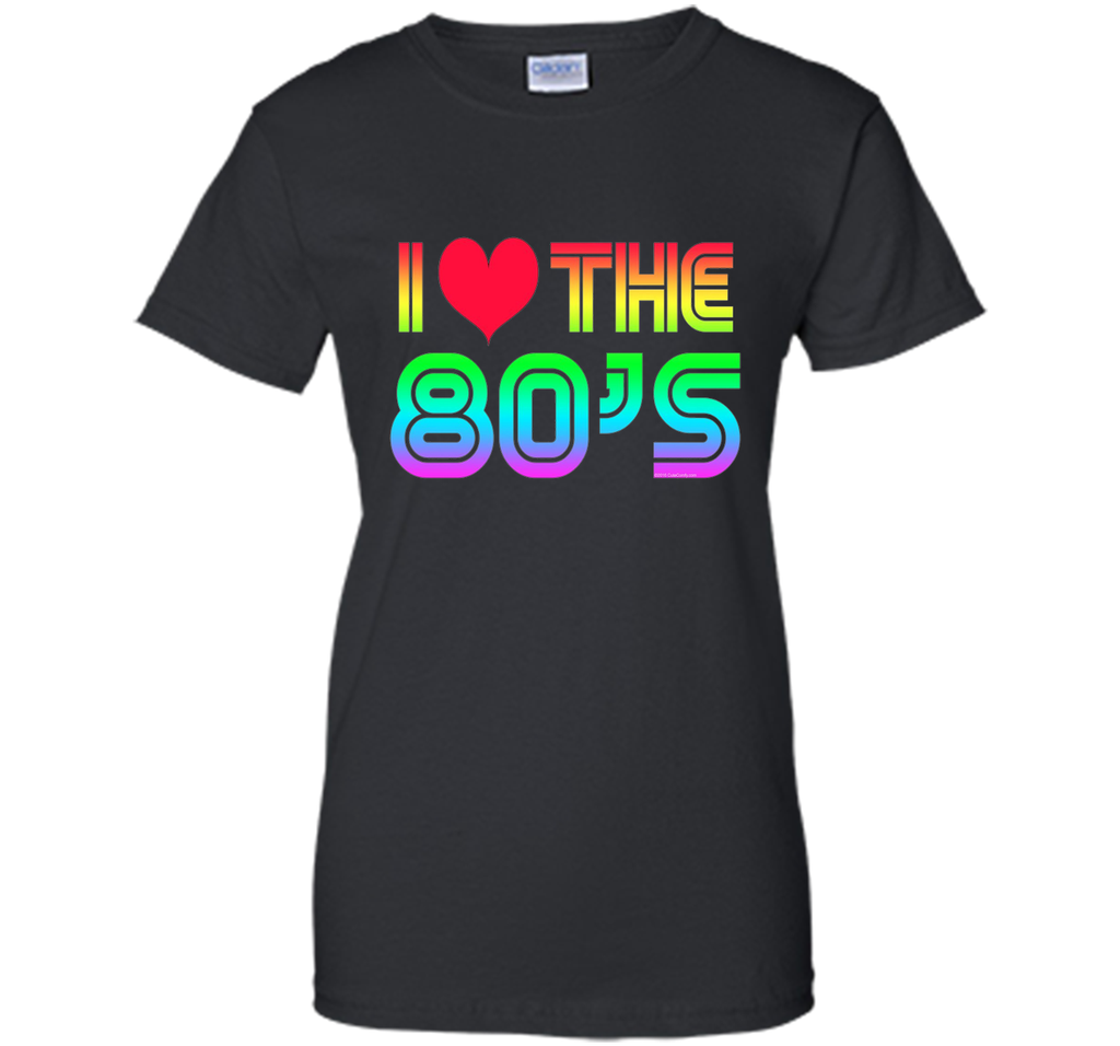 I Love the 80's Eighties Gaming Rainbow T-Shirt