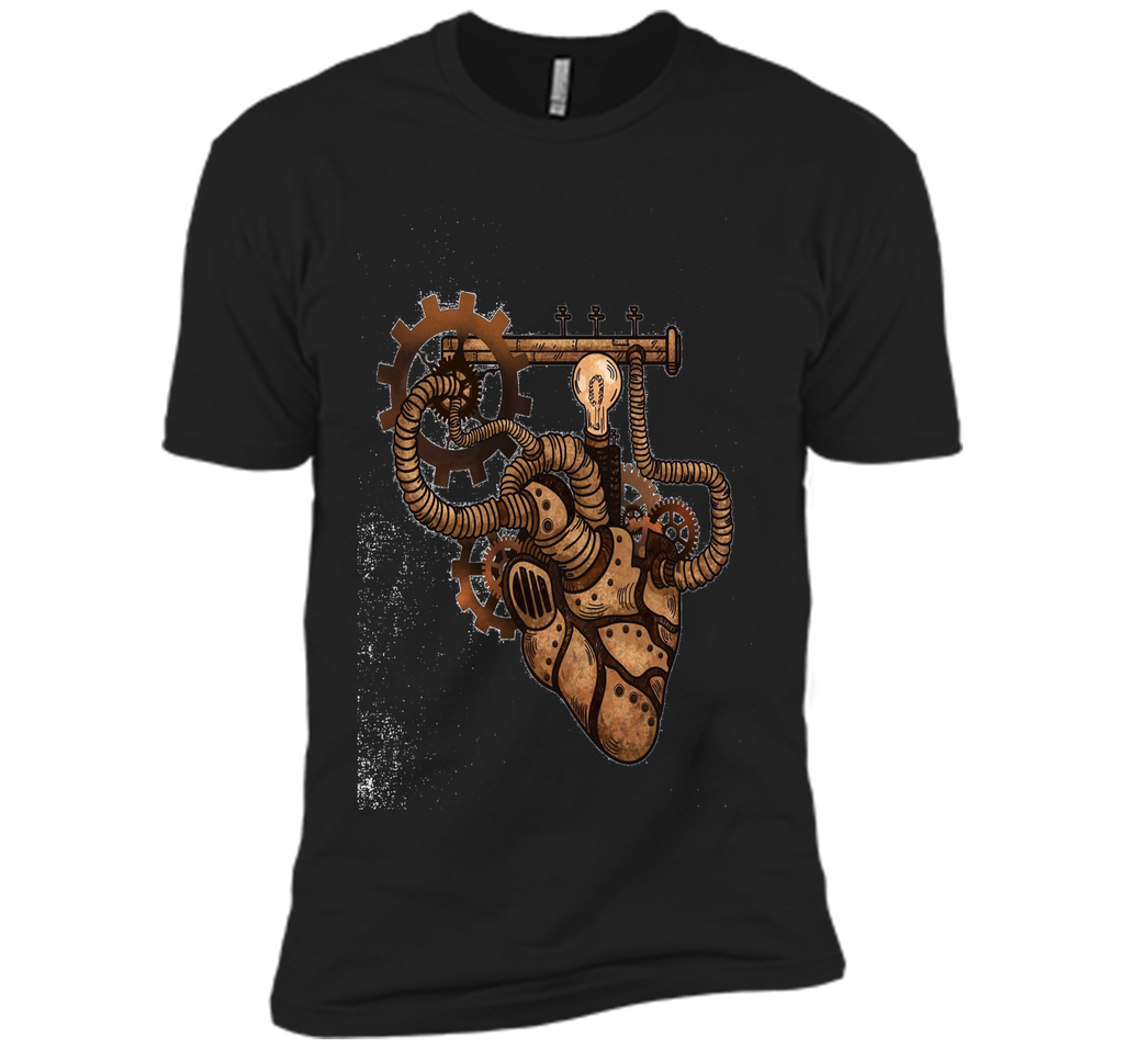 Steampunk Clothing T-Shirt Mechanical Heart