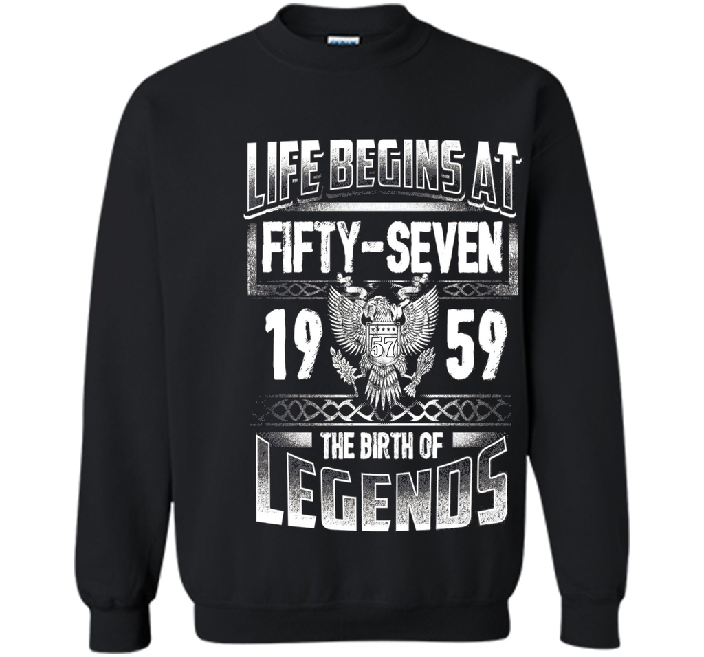 Life Begins At 57 - 1959 The Birth Of Legend T-Shirts Gifts