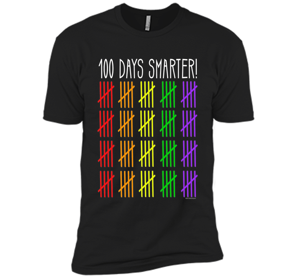 100 Days Smarter Counting Hash Marks Days of School T-Shirt