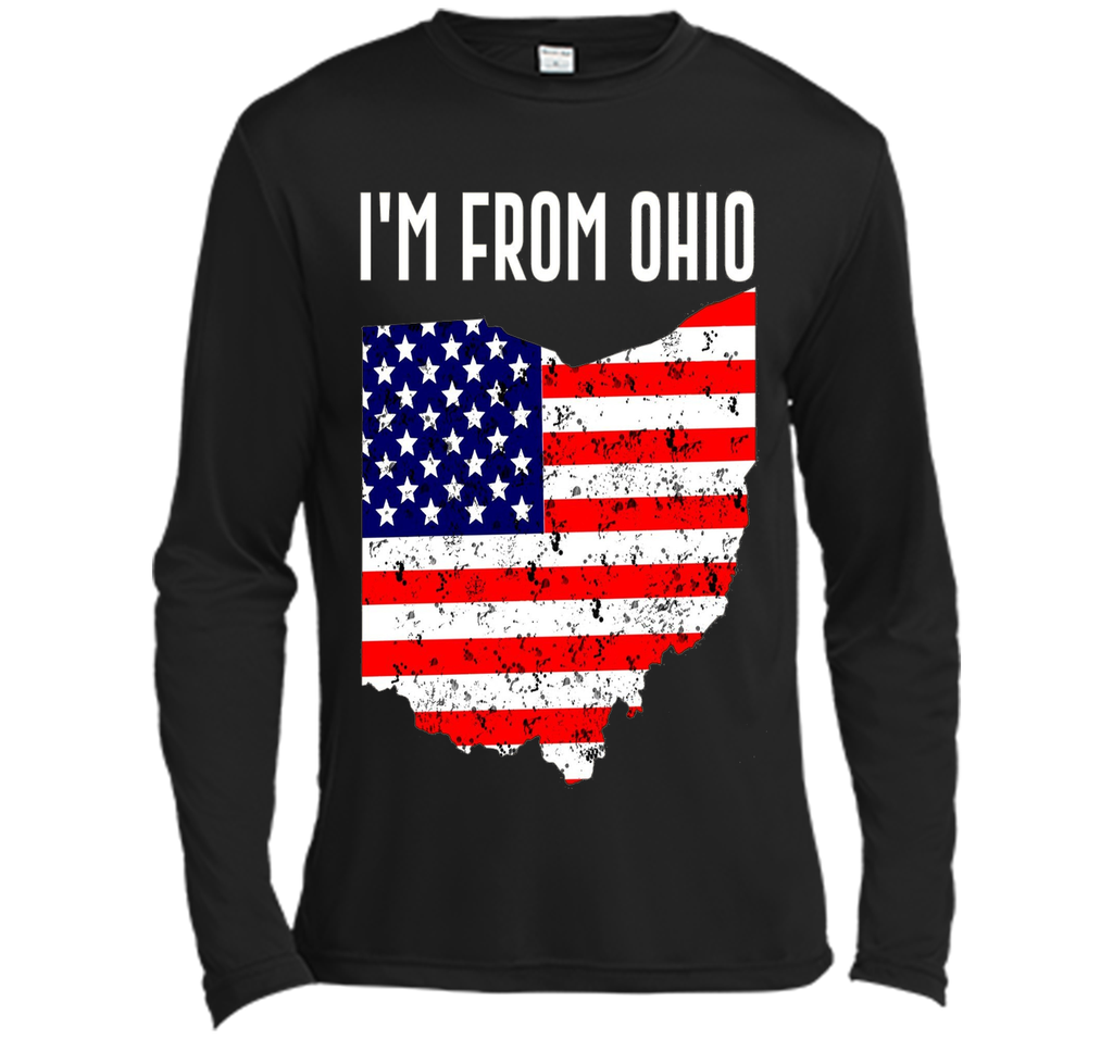 Proud of Ohio USA flag Independence day Tshirt