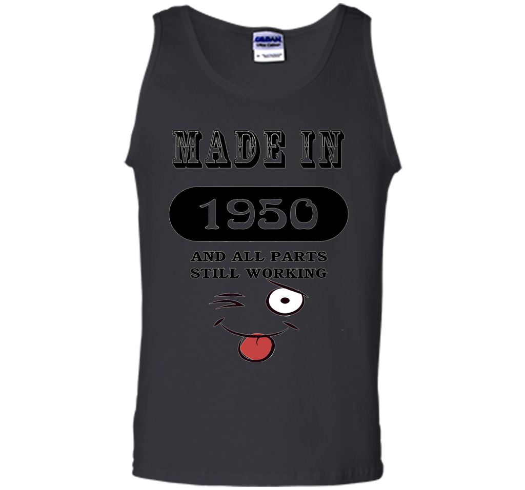 66th Birthday Gift Made in 1950 Funny Ladies Gentlemans T-Sh
