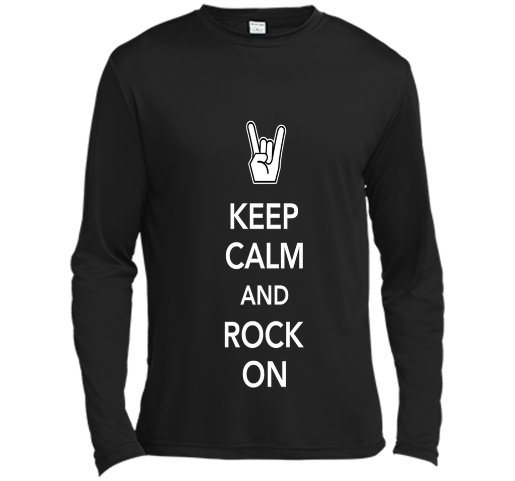 Keep Calm And Rock ON Metal T-Shirt