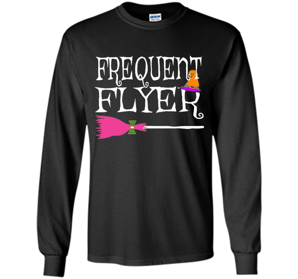Frequent Flyer Witch Funny Cute Halloween T-Shirt
