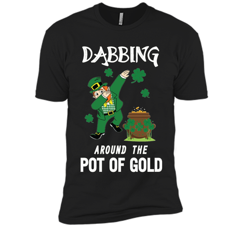 Dabbing Leprechaun Saint Patricks Day T-Shirt for Boys Girls