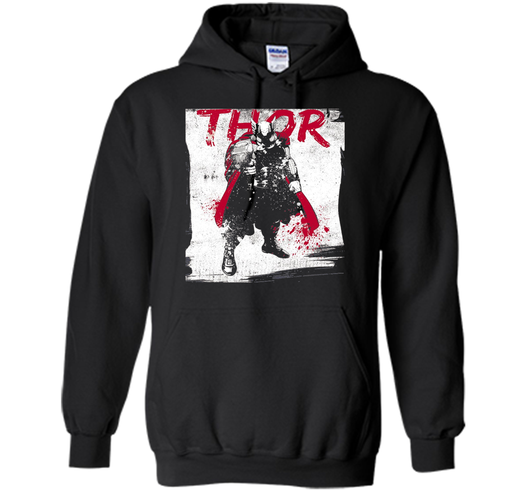 Thor Paint Splatter Print Graphic T-Shirt
