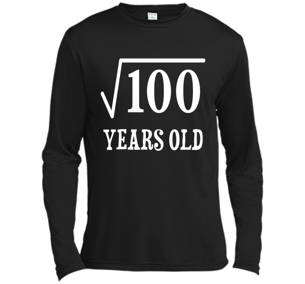 Square Root of 100 10 yrs years old 10th birthday T-Shirt
