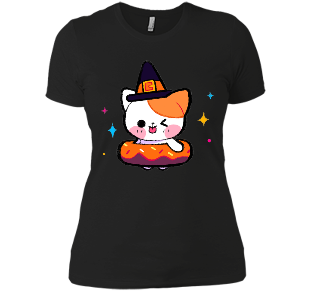 Donut Cat Witch T-Shirt