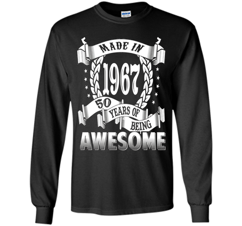 Awesome Made In 1967 Birthday Gift Idea T Shirt