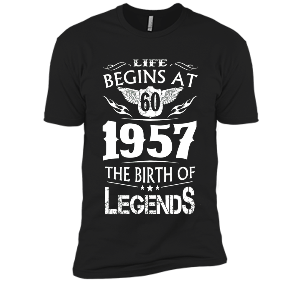 Life Begins At 60 1957 The Birth Of Legends Tshirt cool shirt