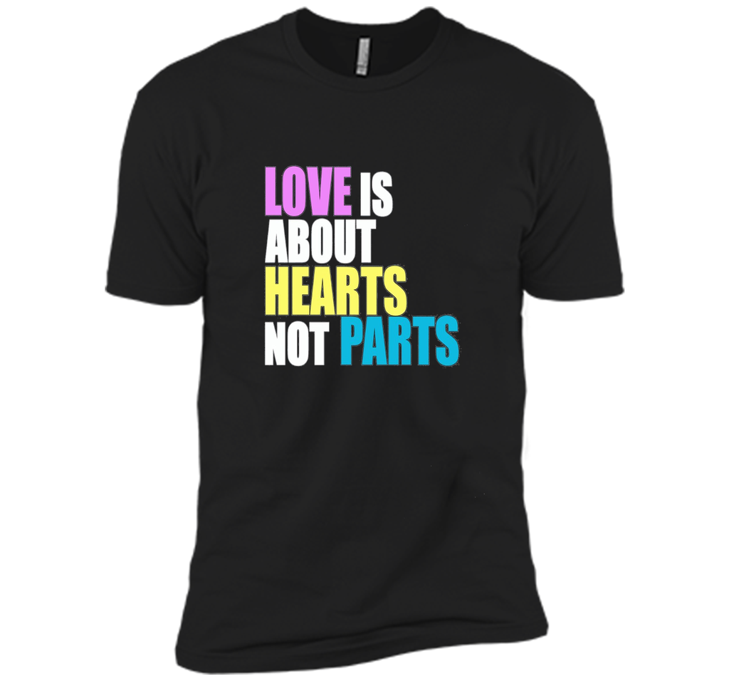 Love is about Hearts Not Parts, LGBT Pride Equality T-Shirt