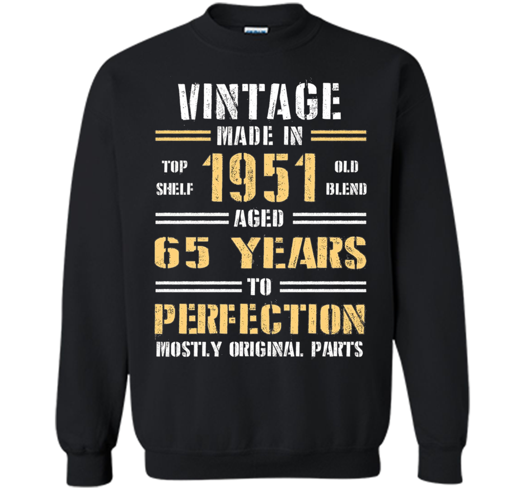 Funny Tshirt for Guy - Vintage Made In 1951 Birthday Tshirt