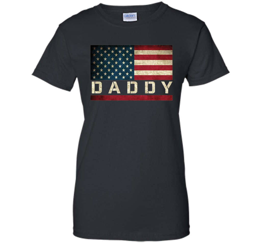American Daddy Flag Independence Day T-shirt