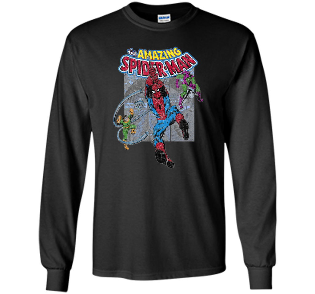 Amazing Spider-Man Battles Evil Graphic T-Shirt