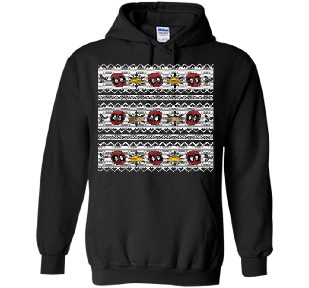 Deadpool Taco Ugly Christmas Sweater Graphic T-Shirt