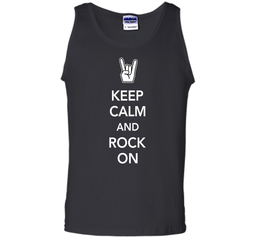 Keep Calm And Rock ON Metal T-Shirt