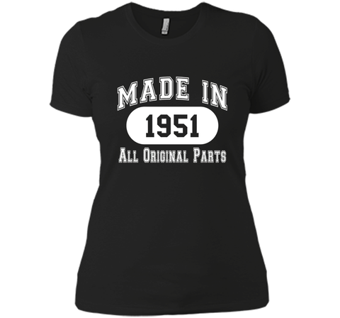 65th Birthday Gift Made In 1951 All Original Parts T-Shirt