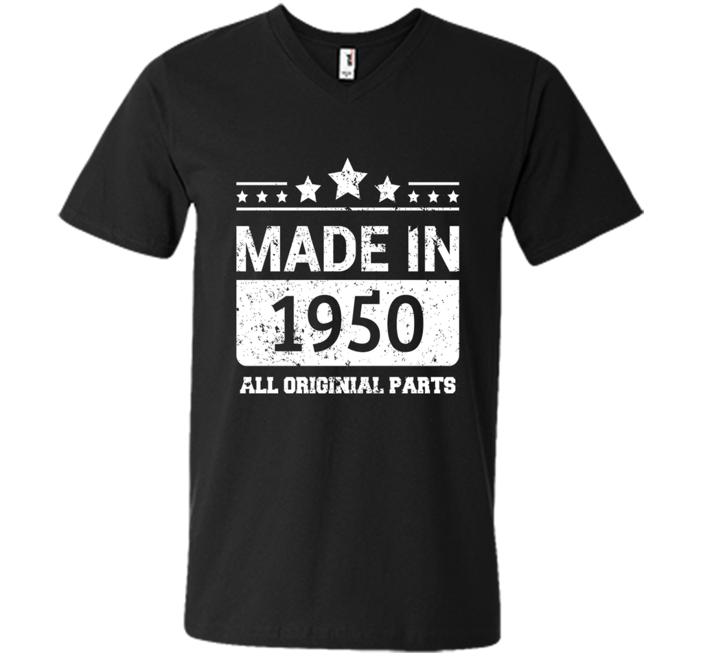 Made In 1950 All Original Parts Birthday T-Shirt