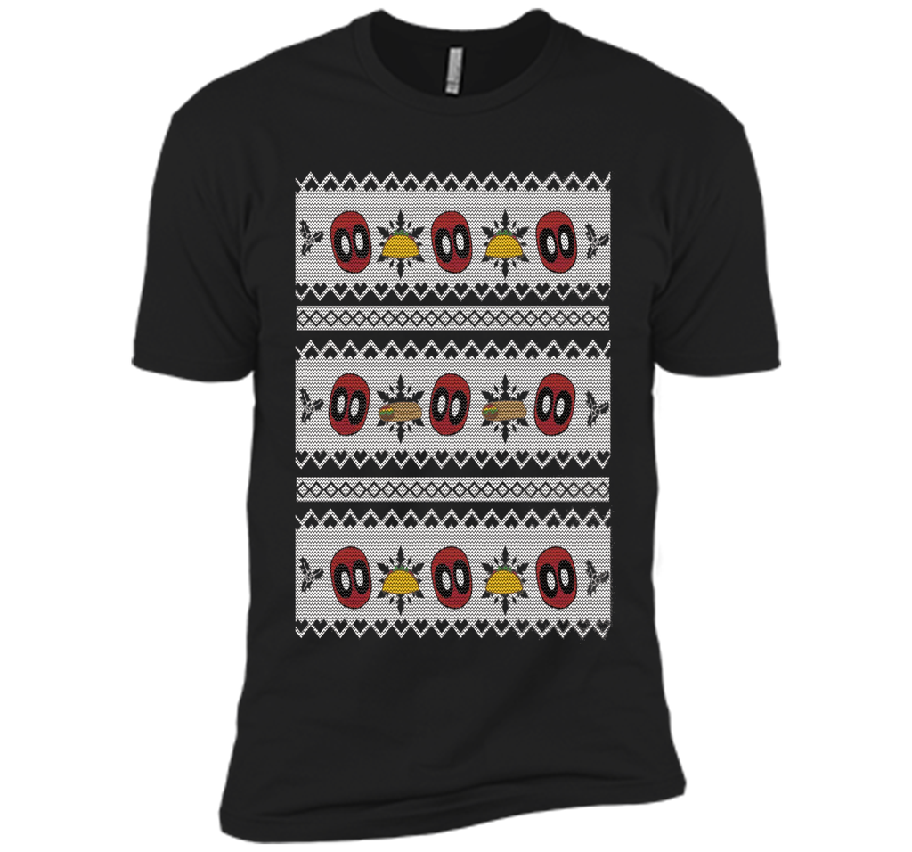 Deadpool Taco Ugly Christmas Sweater Graphic T-Shirt