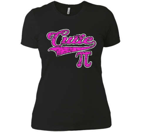 Cutie Pi 3.14 Funny Math Geek Distressed T-Shirt