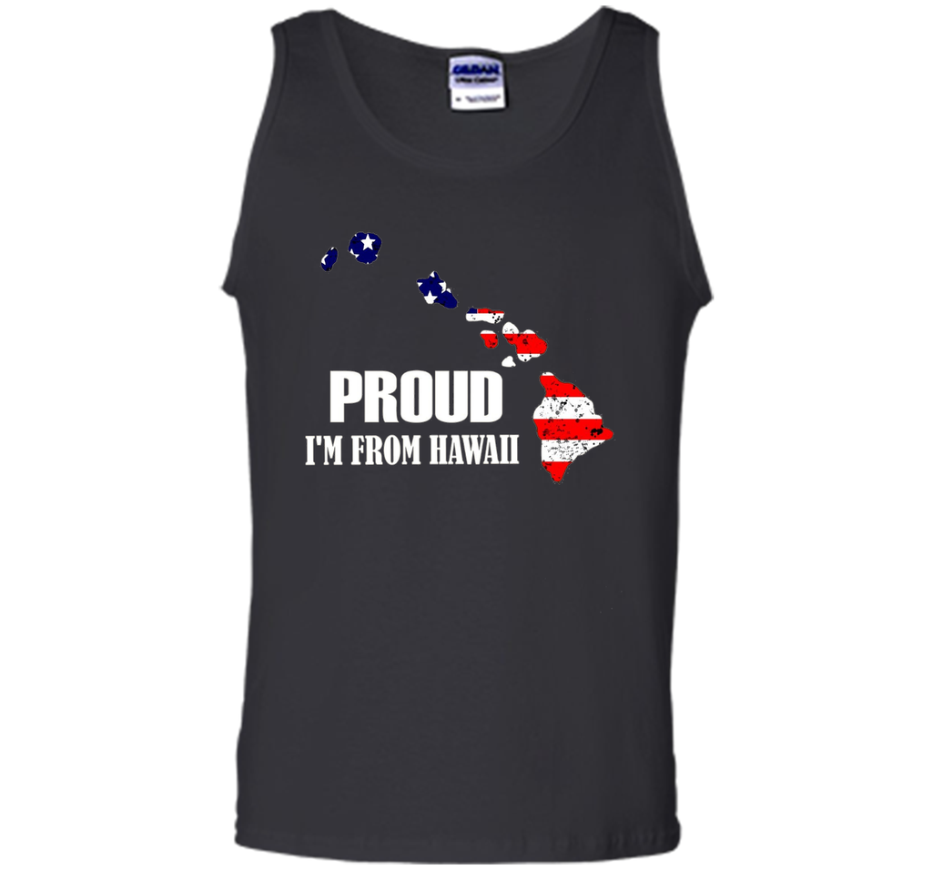Proud of Hawaii-US flag Independence day Tshirt