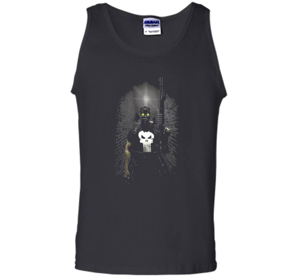 Punisher Gas Mask Graphic T-Shirt