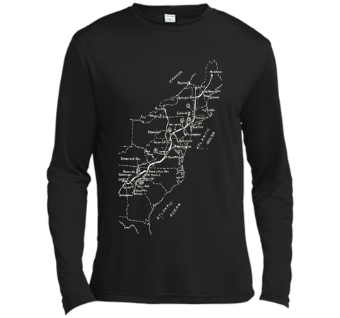Appalachian Trail Hand-drawn Map Vintage Look T-Shirt