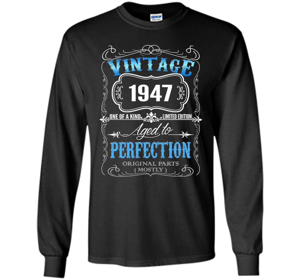 Vintage born in 1947 tshirt 70 Years old birthday