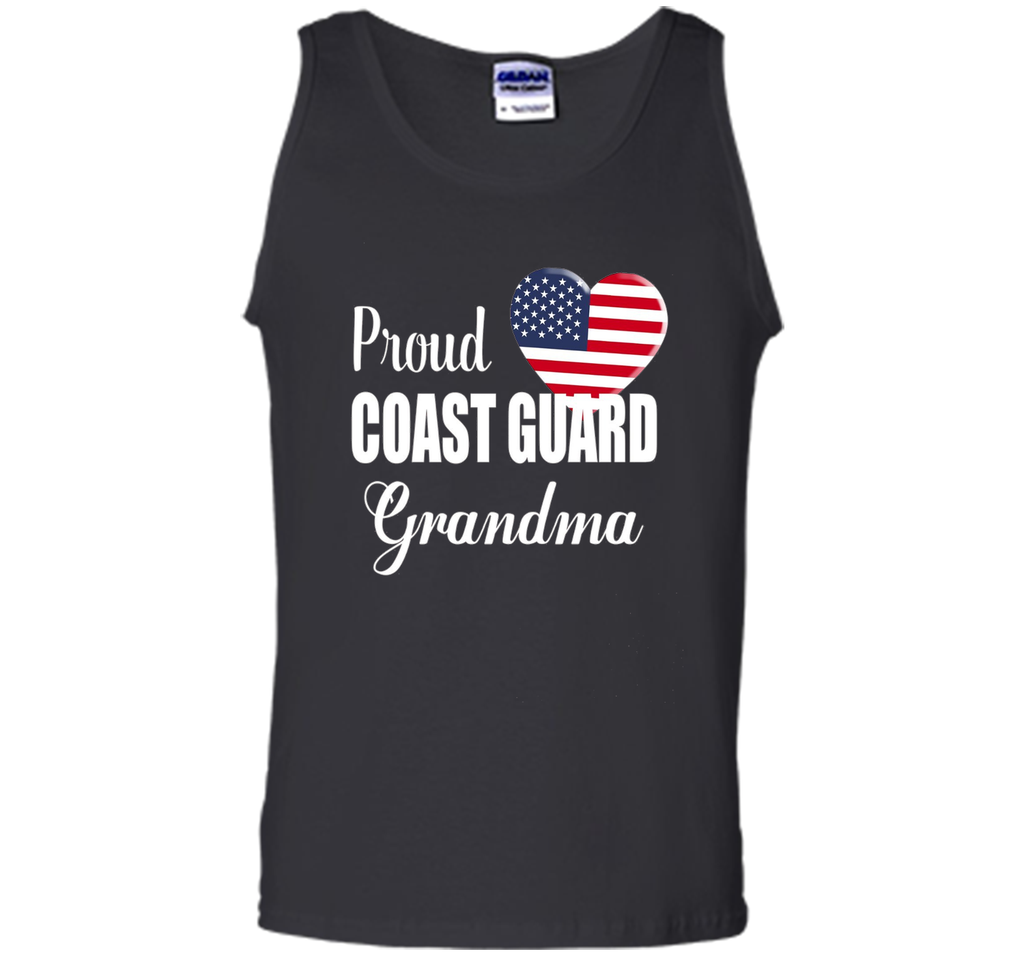 Proud Coast Guard Grandma Patriotic Heart T Shirt t-shirt