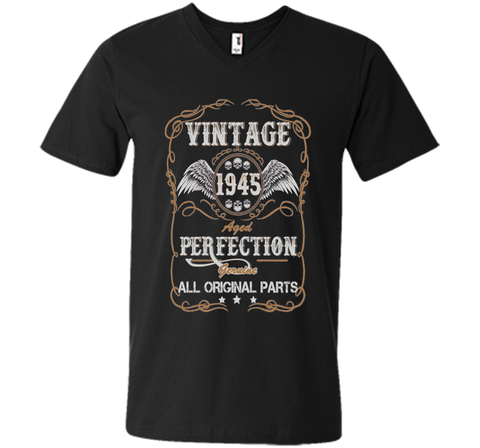 Birthday Year Gift Vintage 1945 All Original Parts T-Shirt