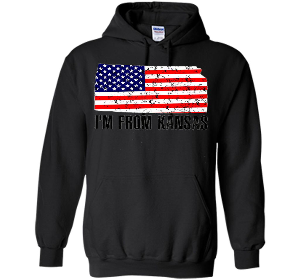 Proud of Kansa USA flag Independence day Tshirt
