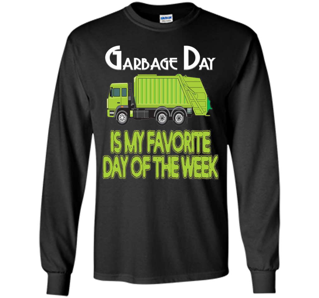 Garbage Day Truck T-Shirt Kids Boys Girls Adult Trash Shirt