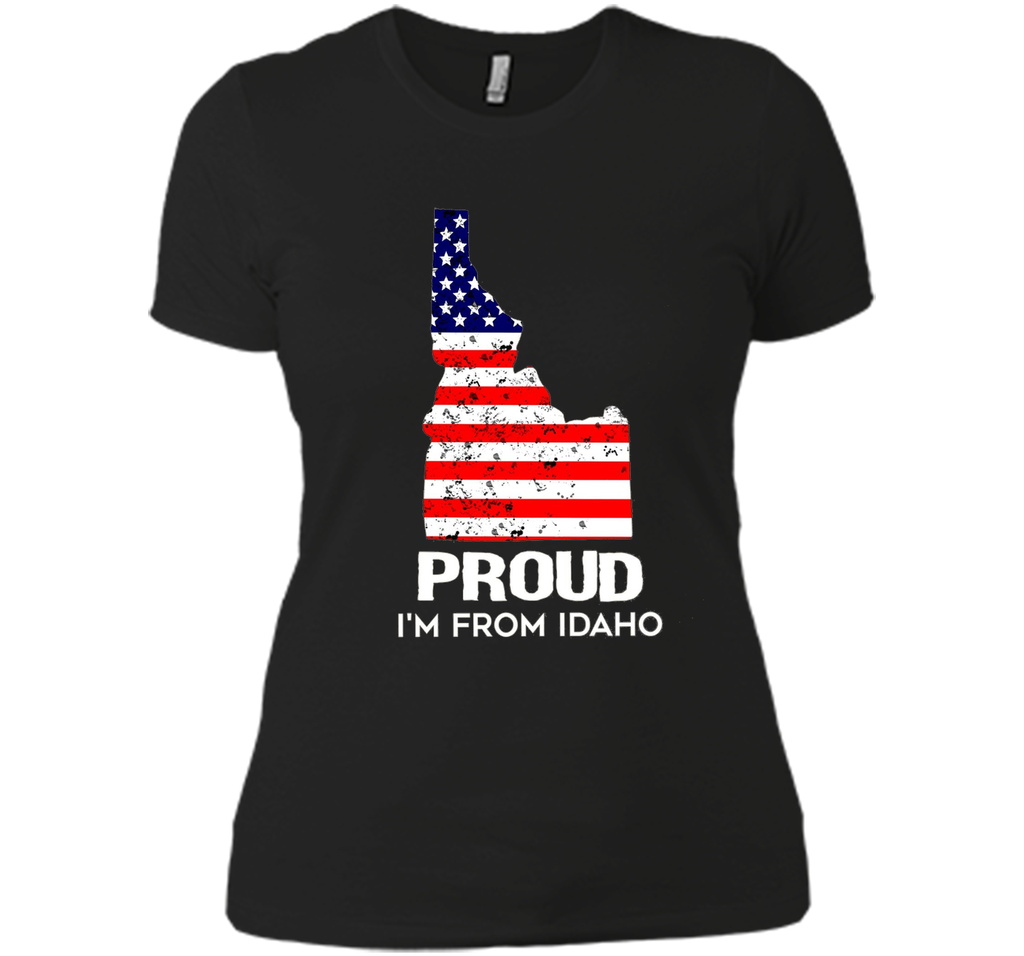 Proud of Idaho-US flag Independence day Tshirt