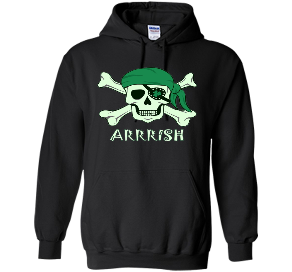 Arrish Irish Pirate St Patricks Day Shirt- Funny Irish Shirt