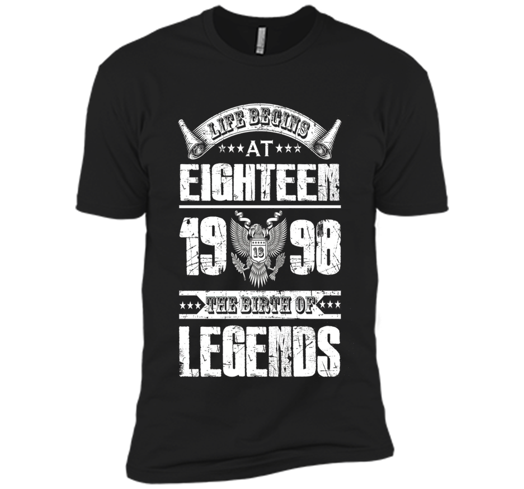 Life begins at 18, 1998 the birth of legends- 1998 T Shirt